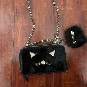 Kate Spade Faux Fur Cat Crossbody